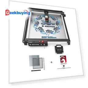 33W Laser with H66 Laser Bed and LightBurn License — Engraving Equipment & Accessories, Mecpow