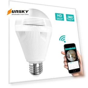 Home Smart WiFi Panoramic Light Bulb Camera — Smart Home Security