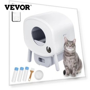 Self Cleaning Cat Litter Box with Odor Removal APP Control — Training Systems, VEVOR