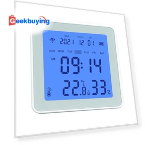 Smart Temperature Humidity Sensor with Alarm Clock — Home Climate Control