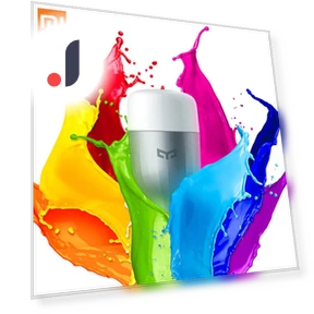 Умная лампочка с изменяемым цветом — Патроны для ламп, Xiaomi