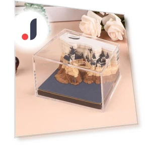 LED Illuminated Castle Desk Calendar 2025 with Touch Switch — Desk Calendars, Talos Sum