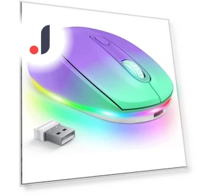 Беспроводная мини-мышь с RGB-подсветкой — Коврики для мыши, SeenDa