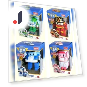 Набор игрушек-роботов-трансформеров — Игровые наборы, ROBOCAR POLI