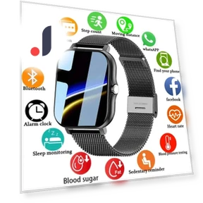 SmartWatch с цветным экраном — Браслеты и клипсы, Wula Mall