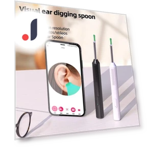 Беспроводной умный визуальный Wi-Fi очиститель ушей — Шприцы для ушей, YJMP beauty health