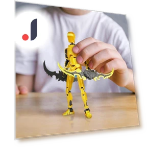 3D Printed Mobile Titan Robot Doll Set — Dolls & Figures, mulanhua