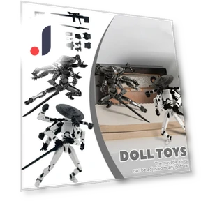 3D Printed Mobile Titan Robot Doll Set — Dolls & Figures, lucky66