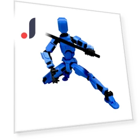 3D Printed Titan Robot Mobile Doll Set — Collectible Statues, aprecious