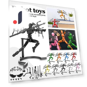 3D Printed Titan Robot Mobile Doll Set — Collectible Statues, Excellent stuff