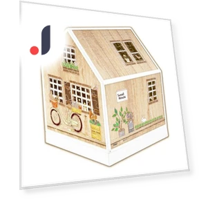 Трехмерная головоломка Love Tree Hut House с LED подсветкой — Головоломки, Board M Factory
