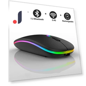 Двухрежимная Bluetooth-мышь с зарядкой — Коврики для мыши, Faylisvow