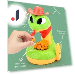 Electric Rattle Snake Toy — Interactive Learning Devices, Play with You