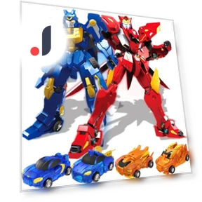 Explosive Speed Merge Deformation Robot Chariot — Toy Vehicles, Tamsin