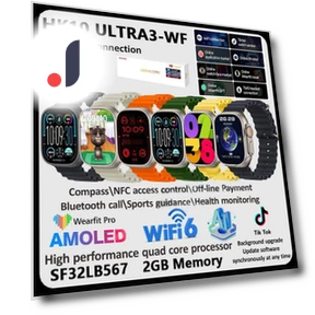 HK10 Ultra 3 AMOLED Smartwatch — Wearable Accessories, Wula Mall