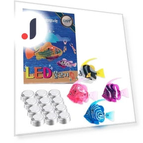 Набор светодиодных рыбок — Игрушки для ванной, Board M Factory