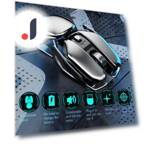 Metal 2.4G Wireless Silent Mouse — Computer Mice