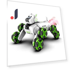 Radio-controlled Robot Dog Toy — Interactive Figures & Robots, RC-HCQL
