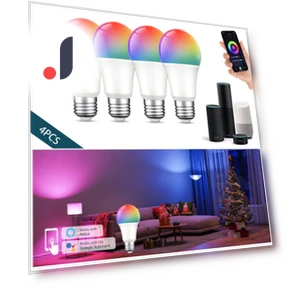Умная светодиодная лампа E27 RGB — Светодиодные, Refreshing Home