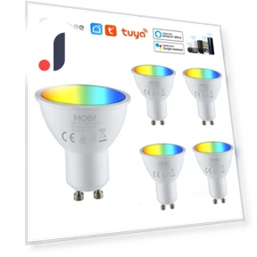Умная LED лампа GU10 — Светодиодные, Fast charging