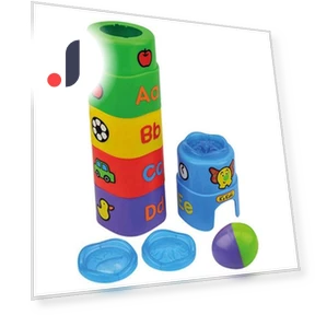 Умная игрушка для складывания стаканчиков — Строительные блоки, Board M Factory