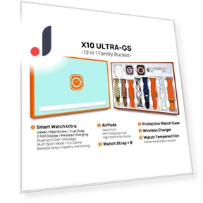 Комплект X10 ULTRA GS 12in1 — Браслеты и клипсы, Niubility Mall