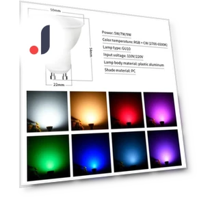 Умная светодиодная лампа-прожектор GU10 — Светодиодные, Build My Home