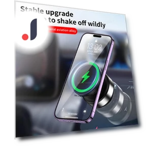 360 Degree Rotating Wireless Car Charger Holder — Dashboard Installation Kits, JOHO