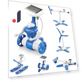 Набор солнечных роботов 6-в-1 — Солнечные энергосистемы, Binchi Fitness