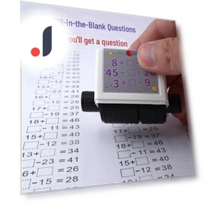 Automatic Roller Stamp for Math Fill-in-the-Blanks — , AI Supermarket