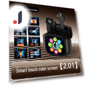 Bluetooth Headset with Full-Color Touch Screen — In-Ear Headphones, Best Electronics