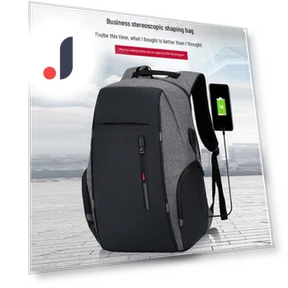Business Laptop Bag with USB Port — Laptop Backpacks, AI Supermarket