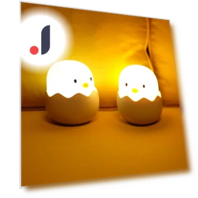 Cartoon Egg and Chick Touch LED Night Light — Night Lights, FIVEFIVE