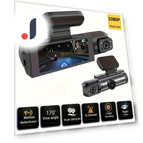 Dual Camera Car Dash Cam — Dashboard Cameras, Fancy decoration