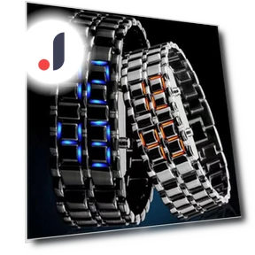 Светодиодные часы Lava Steel Band Watch — Часы и аксессуары, Lava