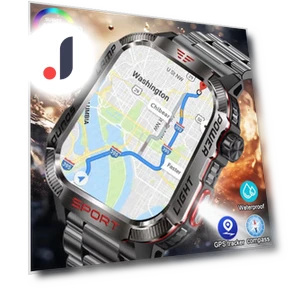 Военные GPS умные часы для мужчин — Спортивные часы, Zodvboz