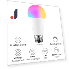 Smart Bulb LED Lamp — LED, Rainbow Rain