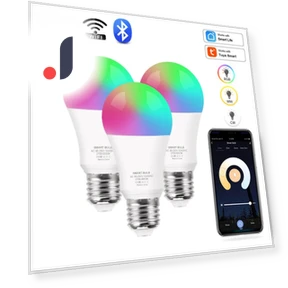 Умная лампа LED E27 RGB — Светодиодные, Tuya