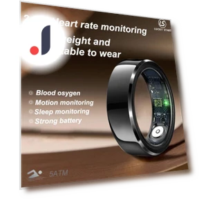 Смарт-кольцо фитнес-трекер — Умные кольца, Lucky Start Smart watch