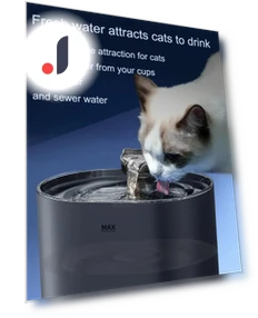 USB Electric Silent Pump Pet Fountain — Fountains, Homedepot