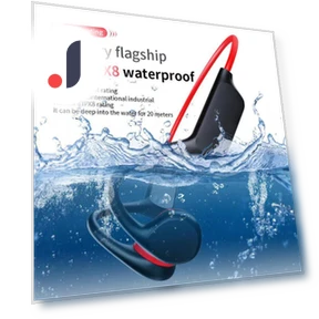 Водонепроницаемая спортивная Bluetooth-гарнитура с костной проводимостью — Браслеты и клипсы, SmartGears