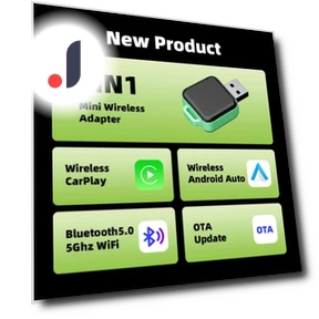 Беспроводной адаптер CarPlay 2 в 1 — Автомагнитолы, Auto Launcher