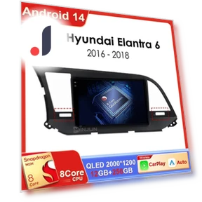Car Radio for Hyundai Elantra 6 2016-2018 — Stereo Receivers, AutoSphere