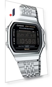 Цифровые часы с Bluetooth и шагомером — Браслеты и клипсы, Casio