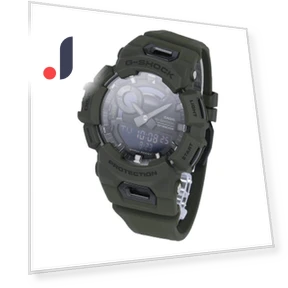 Часы Smartphone Link Bluetooth Khaki G-SHOCK G-SQUAD Мужские Ana-Digi — Умные часы, Casio