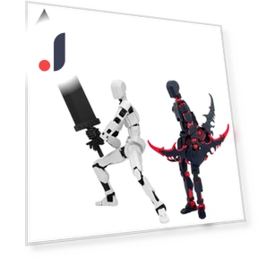 Titan 3D Printed Mobile Robot Doll — Dolls & Figures, Challenge