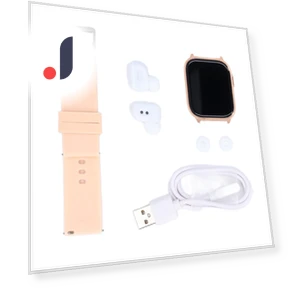 Touch Earbuds 2 in 1 Combo Full Screen with Wireless BT Headset — Wearable Accessories, TOMTOP JMS