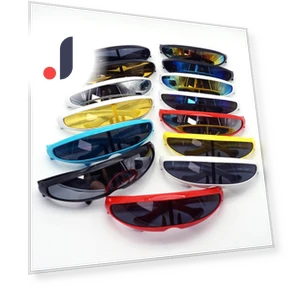 Unisex Robot Sunglasses with Laser Lenses — Eyewear Collection, kuanhong
