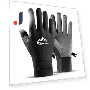 2 Finger Cold Sun Smartphone Touch Panel Quick UV Cycling Gloves — Gloves, nicoplace