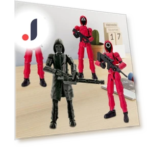 3D-печатная фигурка робота с подвижными суставами — Наборы фигур, Play with You